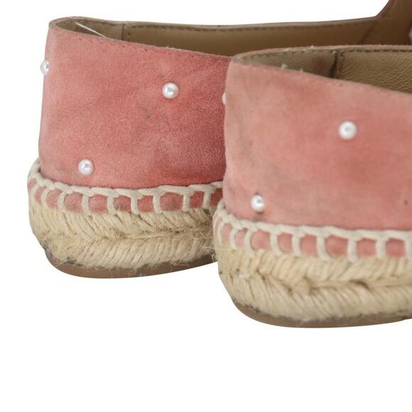 Chanel Espadrille 36 Suede and Faux Leather Pearl CC Flats CC-0523N-0195 - Picture 8 of 13